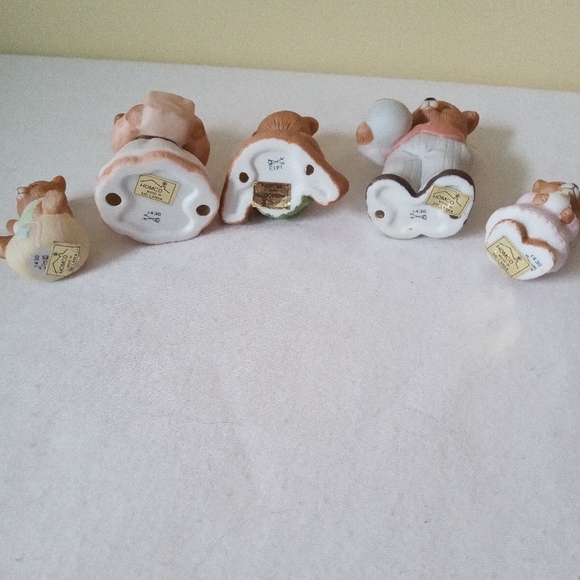 Homco porcelain bear Easter collection - Picture 4 of 5